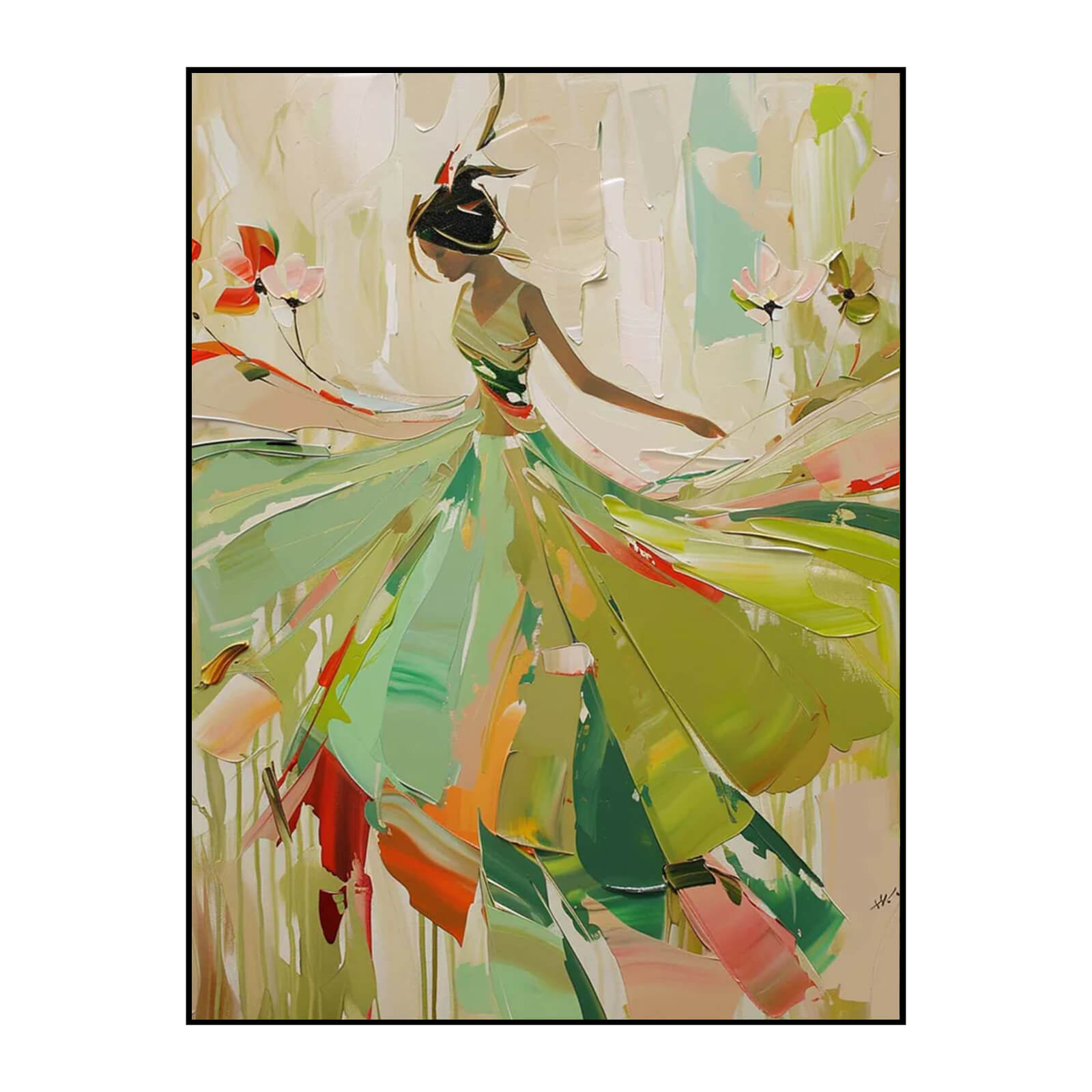 Impressionistic-Green-Dress-PAINTING-_IGD847-07