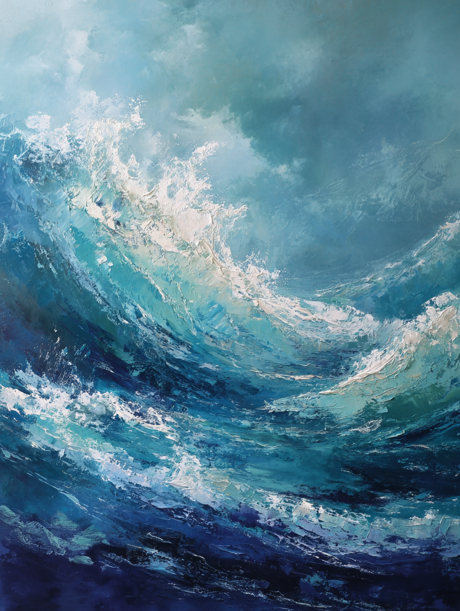 Impressionistic-Seascape-Art-#IS382-12