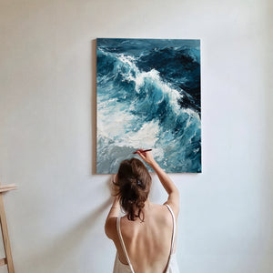 Impressionistic-Seascape-Painting-#IS873-06