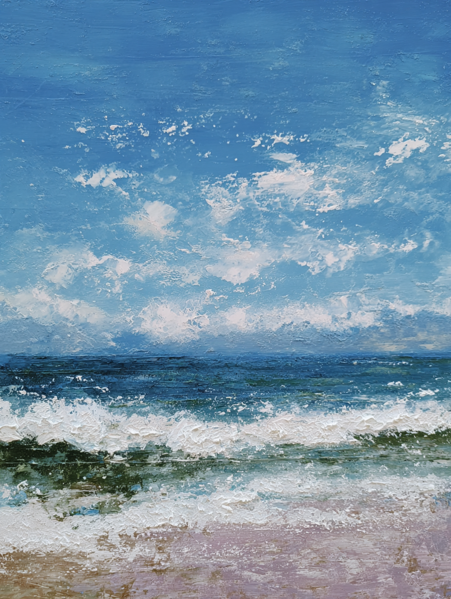 Impressionistic-Seascape-Painting-#SP379-12