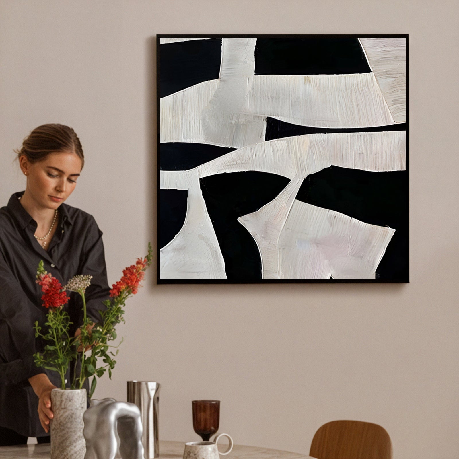 Minimalist-Black-&-White-Painting-#MBW295-03