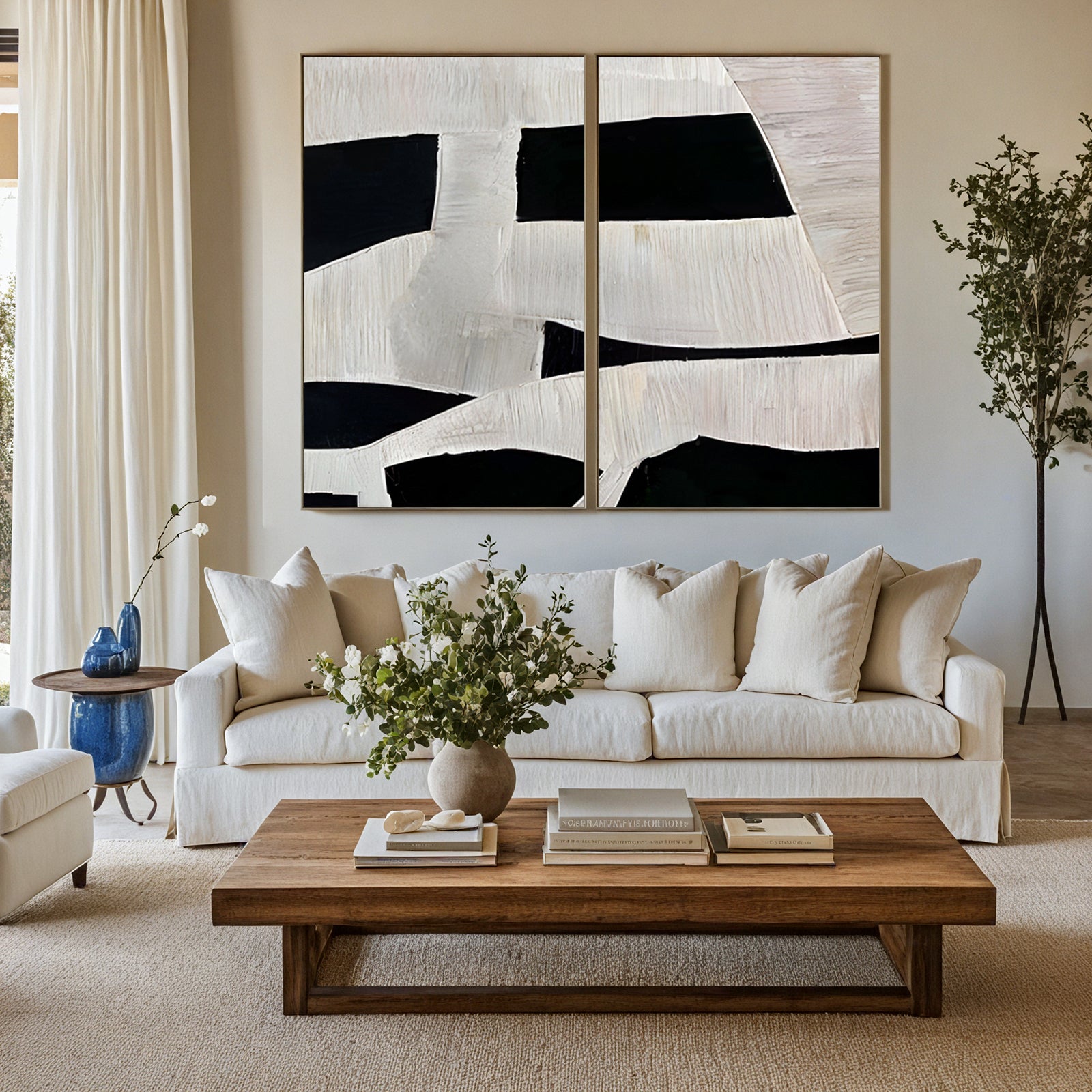 Minimalist-Black-&-White-Painting-#MBW295-07