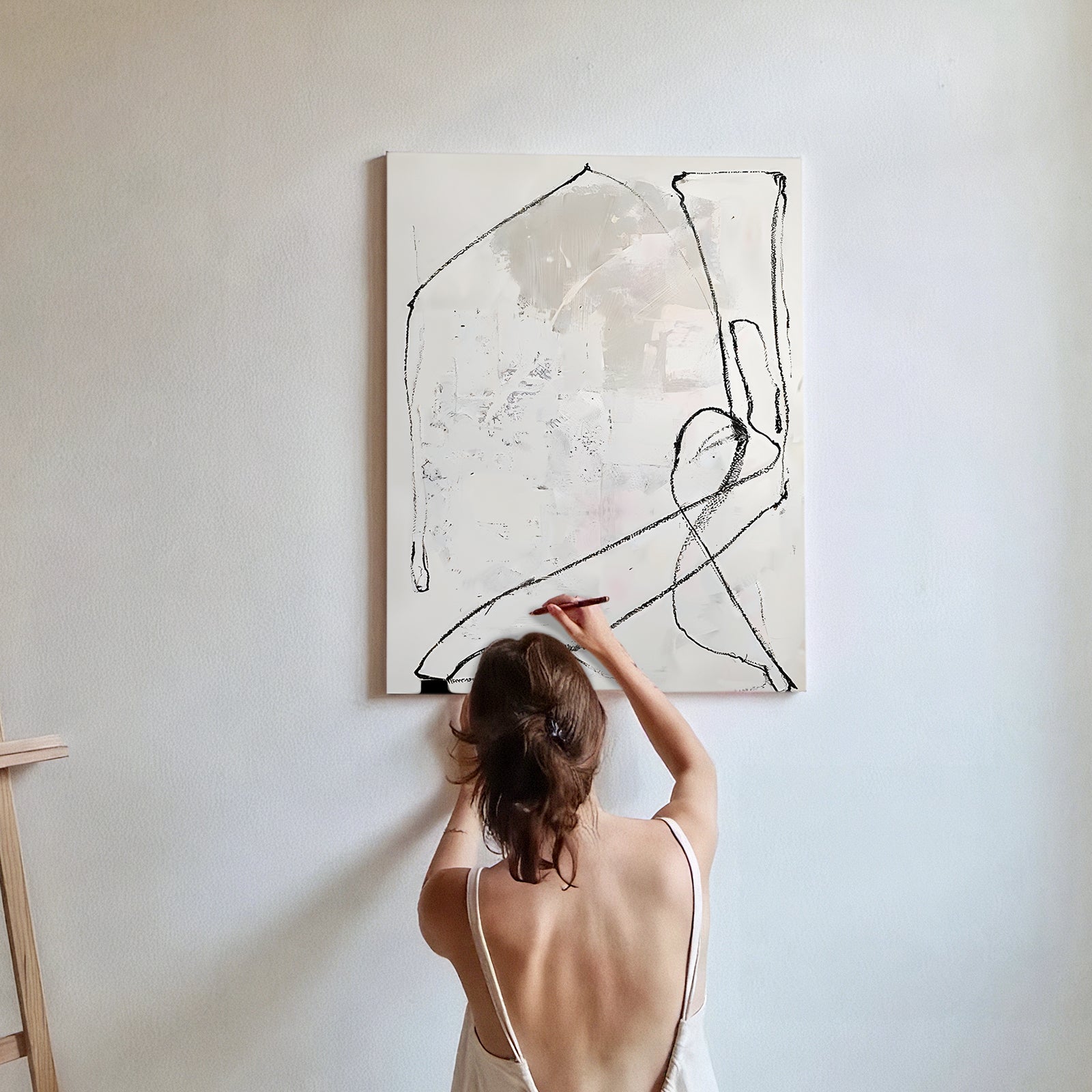 Minimalist-Black-&-White-Painting-#MBW987-06