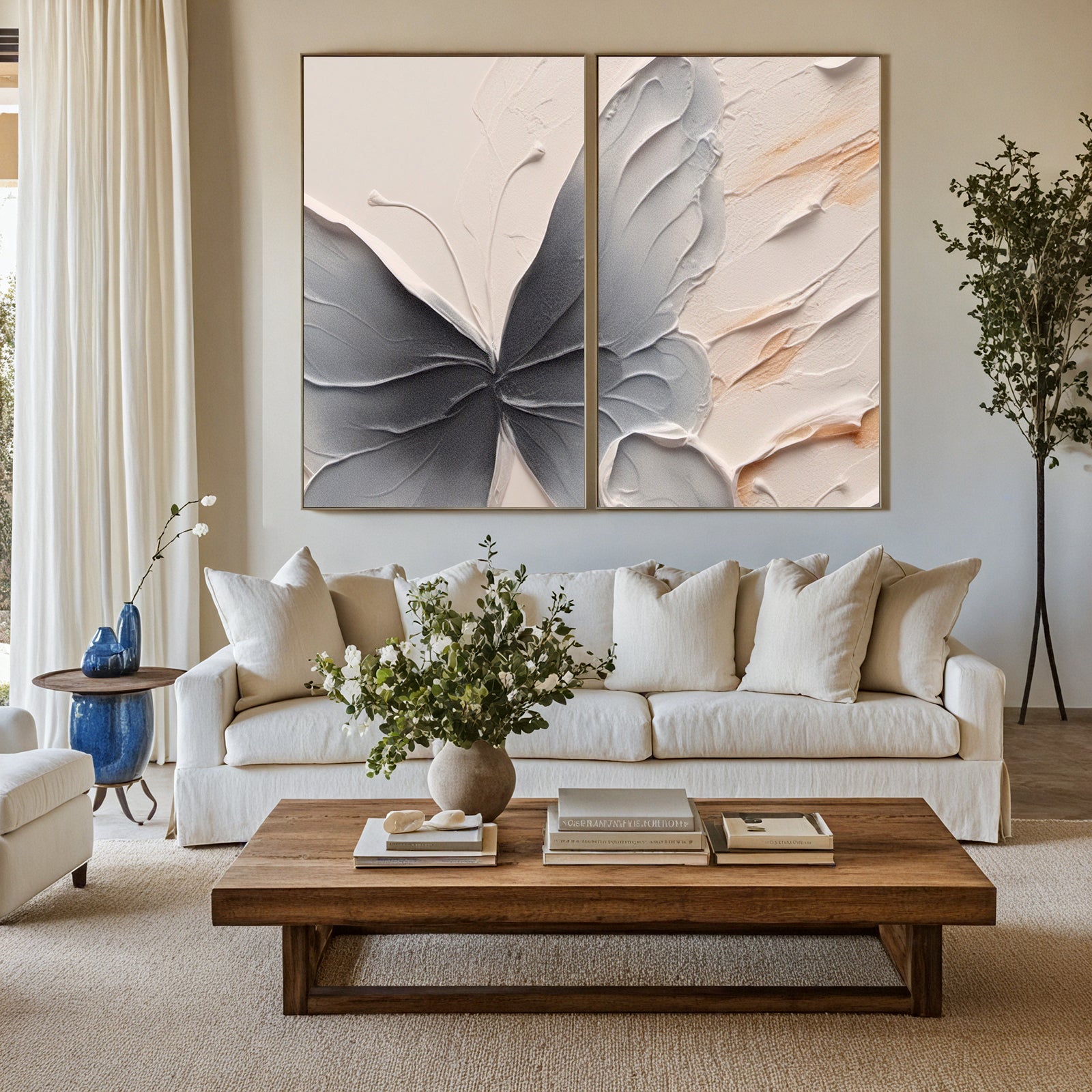 Minimalist-Butterfly-Relief-Painting-#MBR382-07