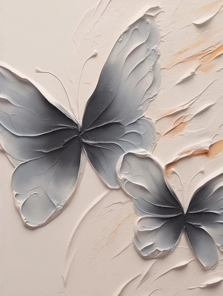 Minimalist-Butterfly-Relief-Painting-#MBR382-11