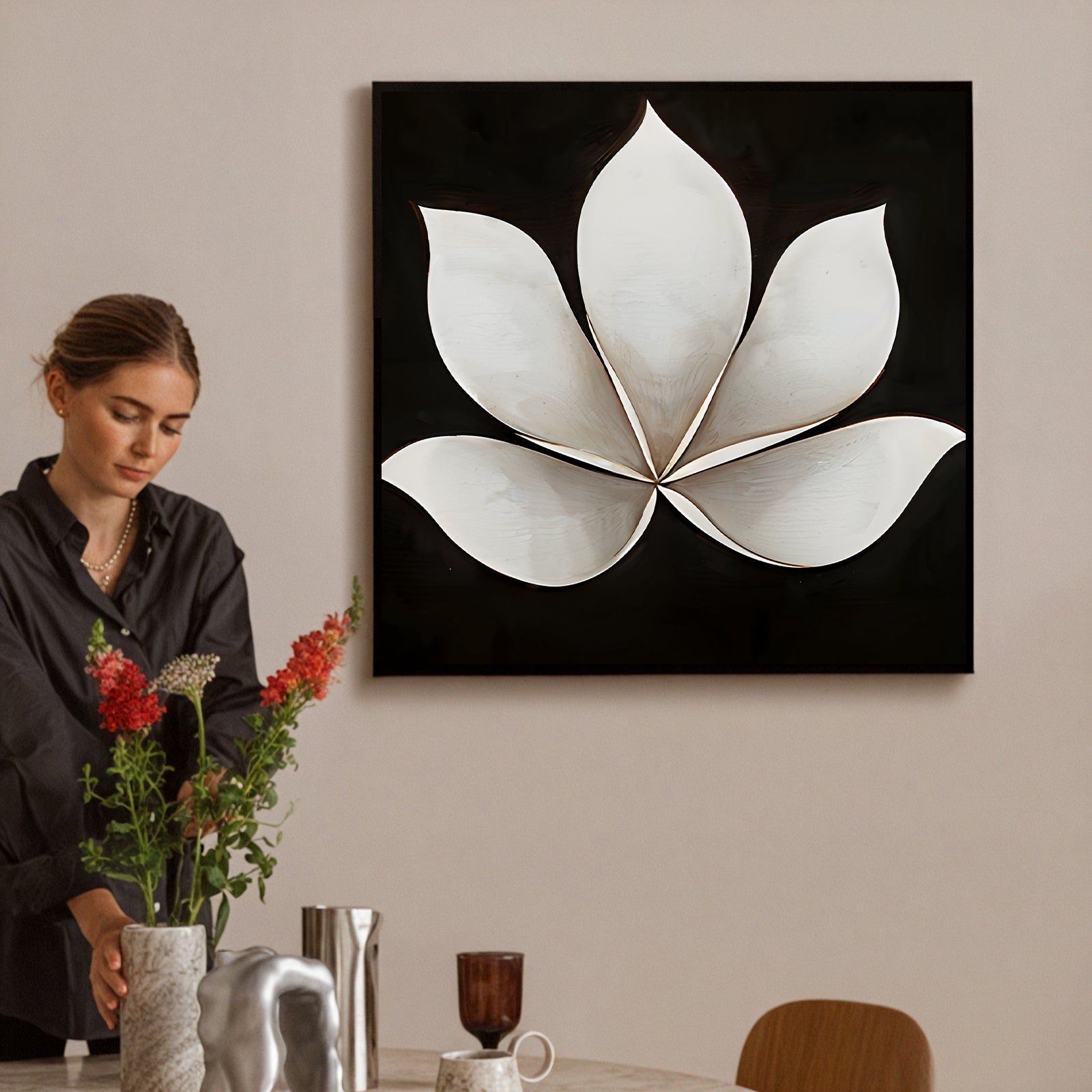 Minimalist-Lotus-Wall-Sculpture-#MLW394-02