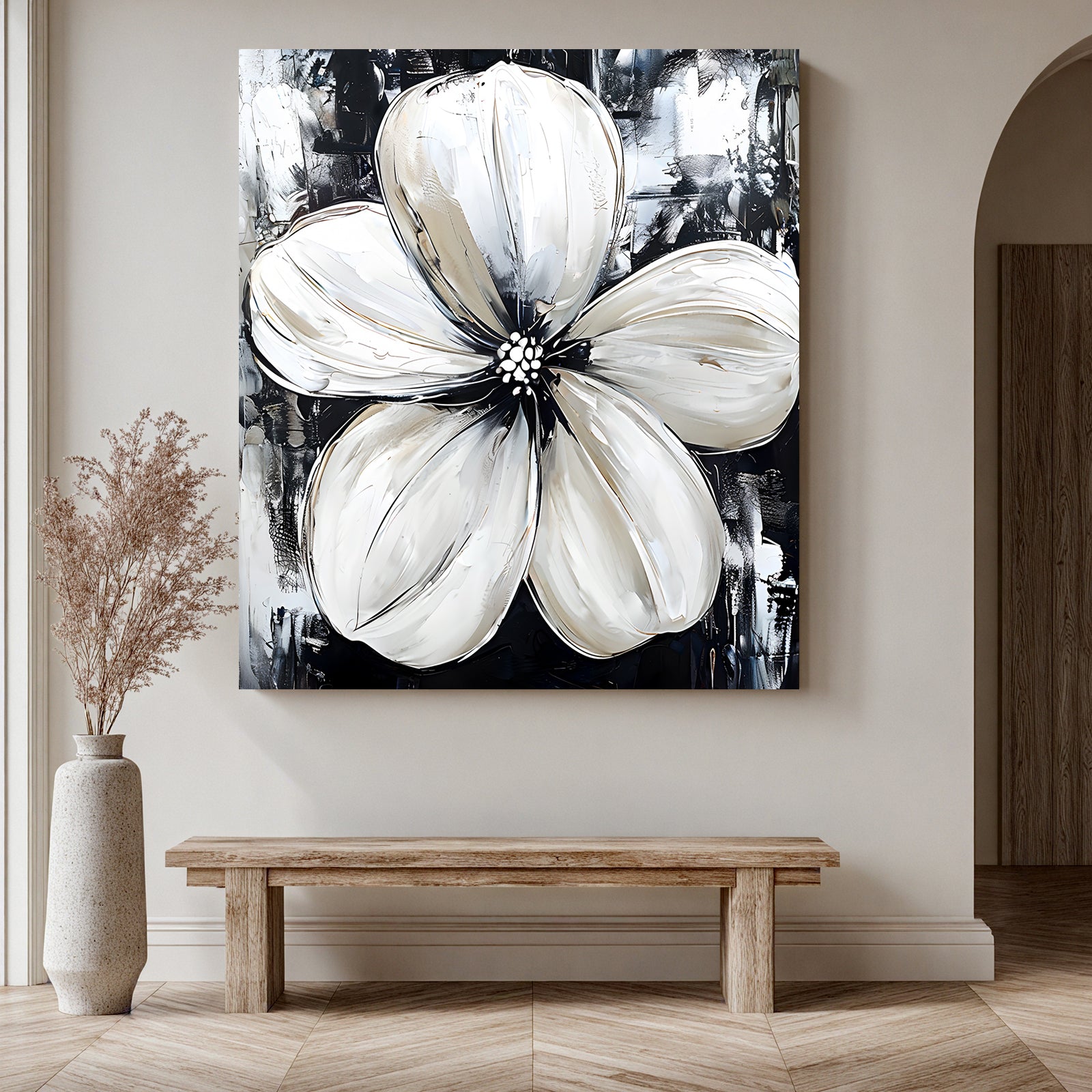 Modern-Floral-Textured-Painting-#MFT4391-06