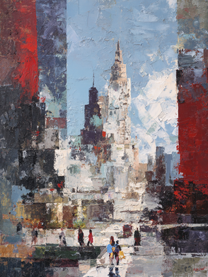 Modern-Impressionist-Cityscape-#MI482-12