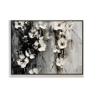 Monochrome-Floral-Painting-#AF203-06