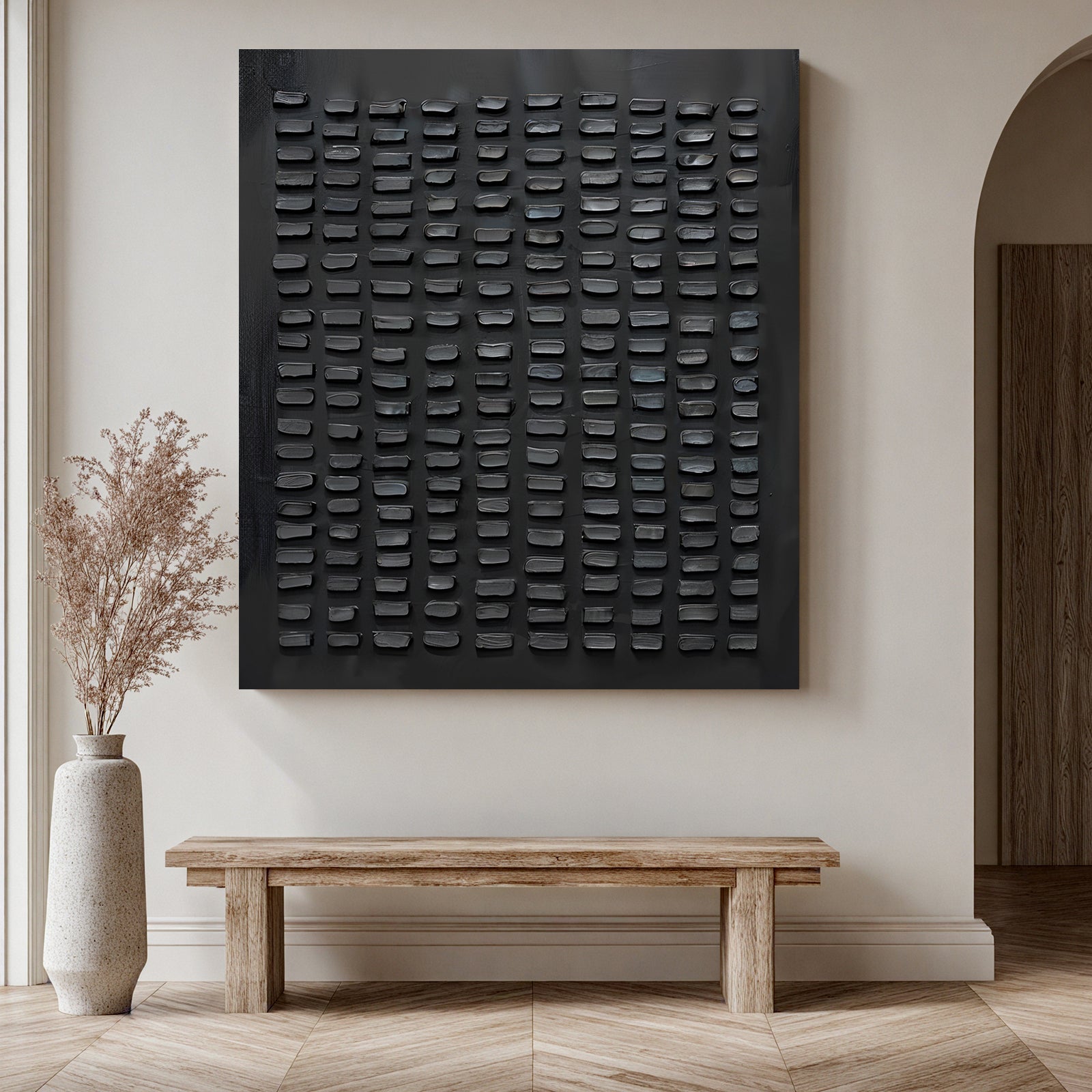 Monochrome-Textured-Painting-#MT745-04