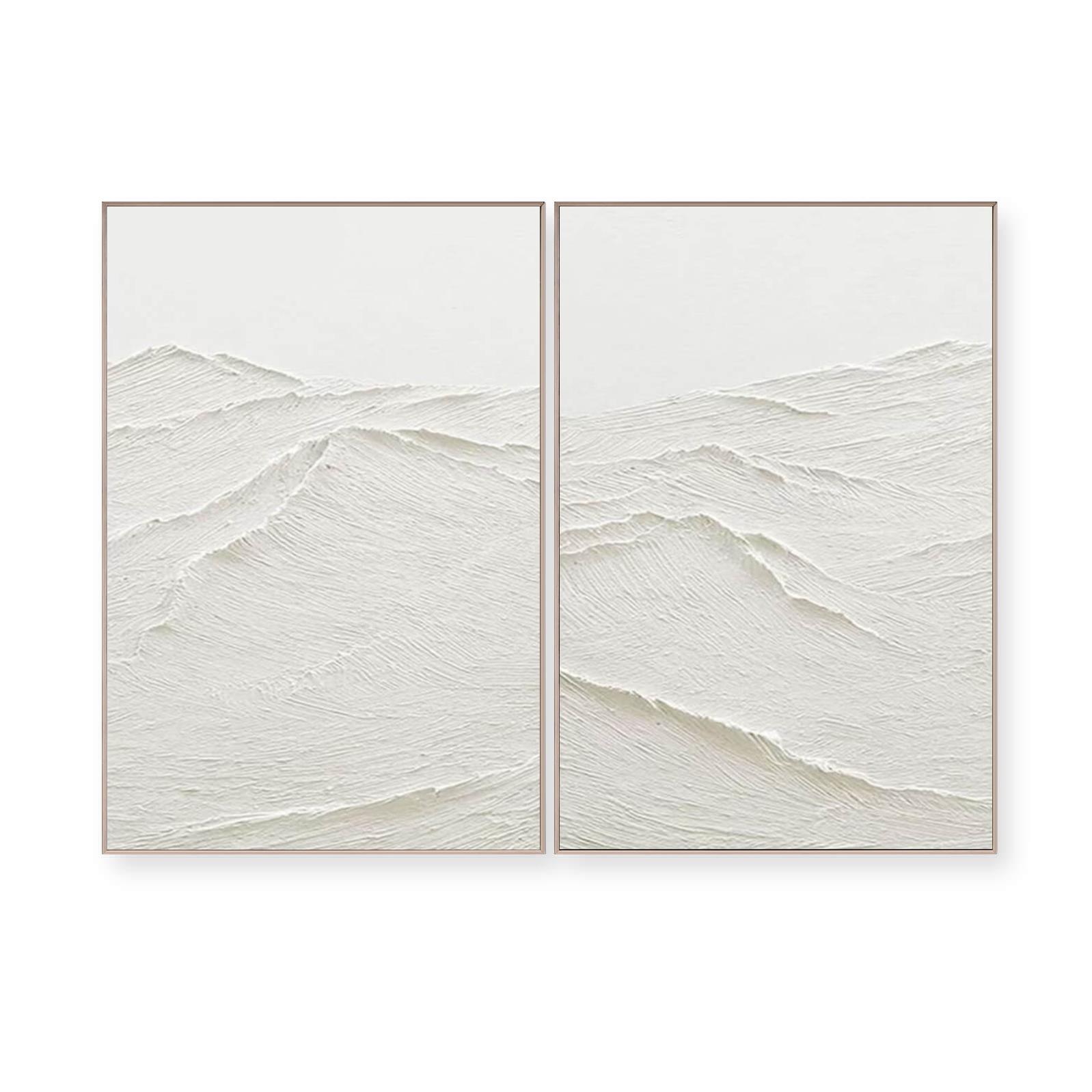 Textured Abstract Diptych #TX168