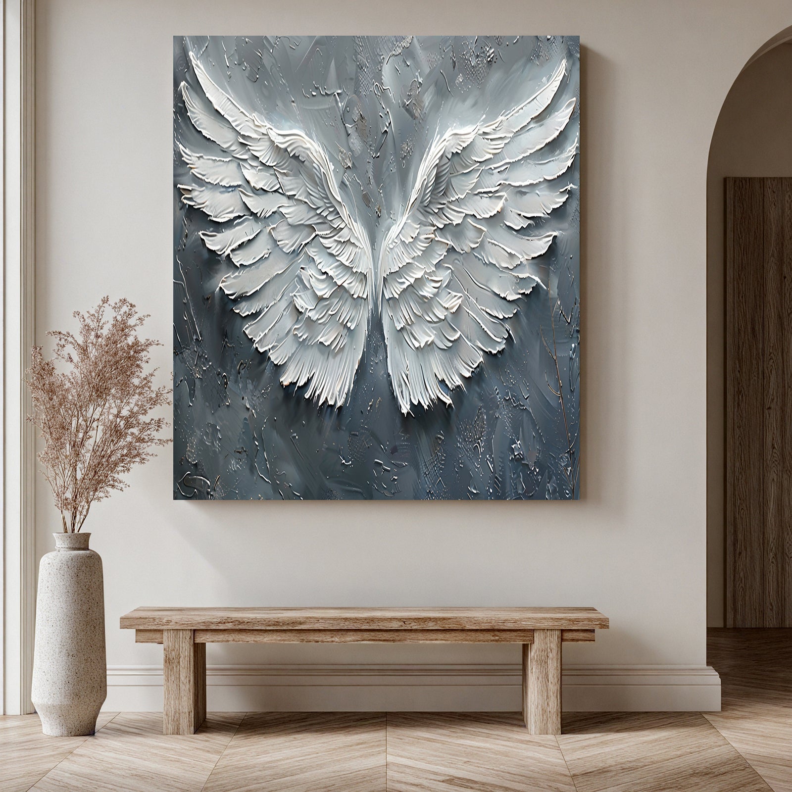 Textured-Angel-Wings-Painting-#TAW4821-10