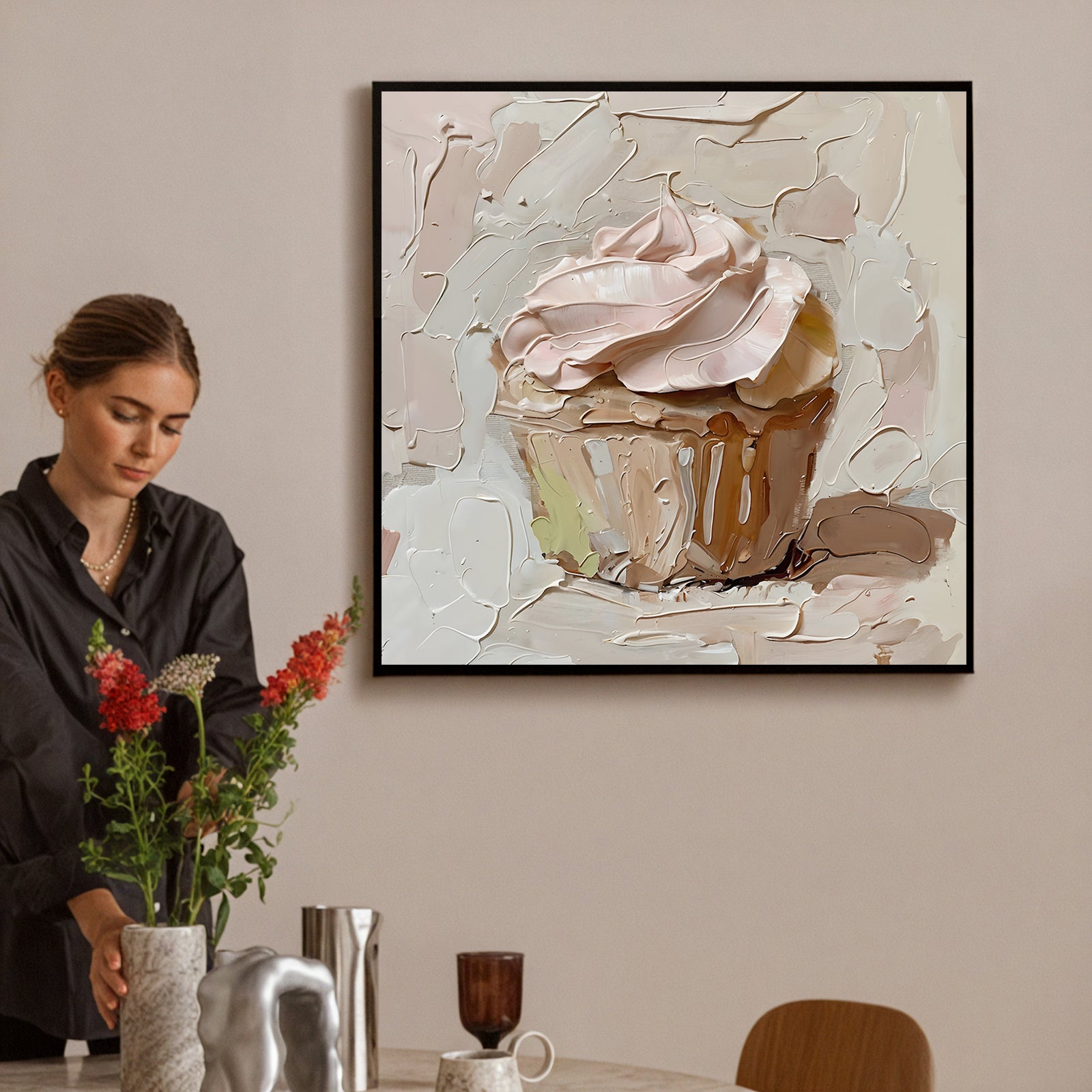 Textured-Cupcake-Painting-#TC1287-02