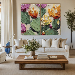 Vibrant-Textured-Floral-Painting-#VTF482-07