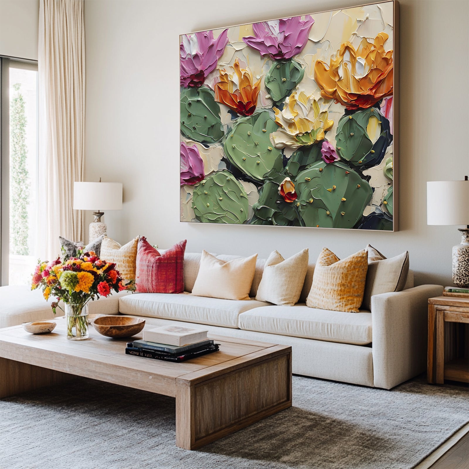Vibrant-Textured-Floral-Painting-#VTF482-12