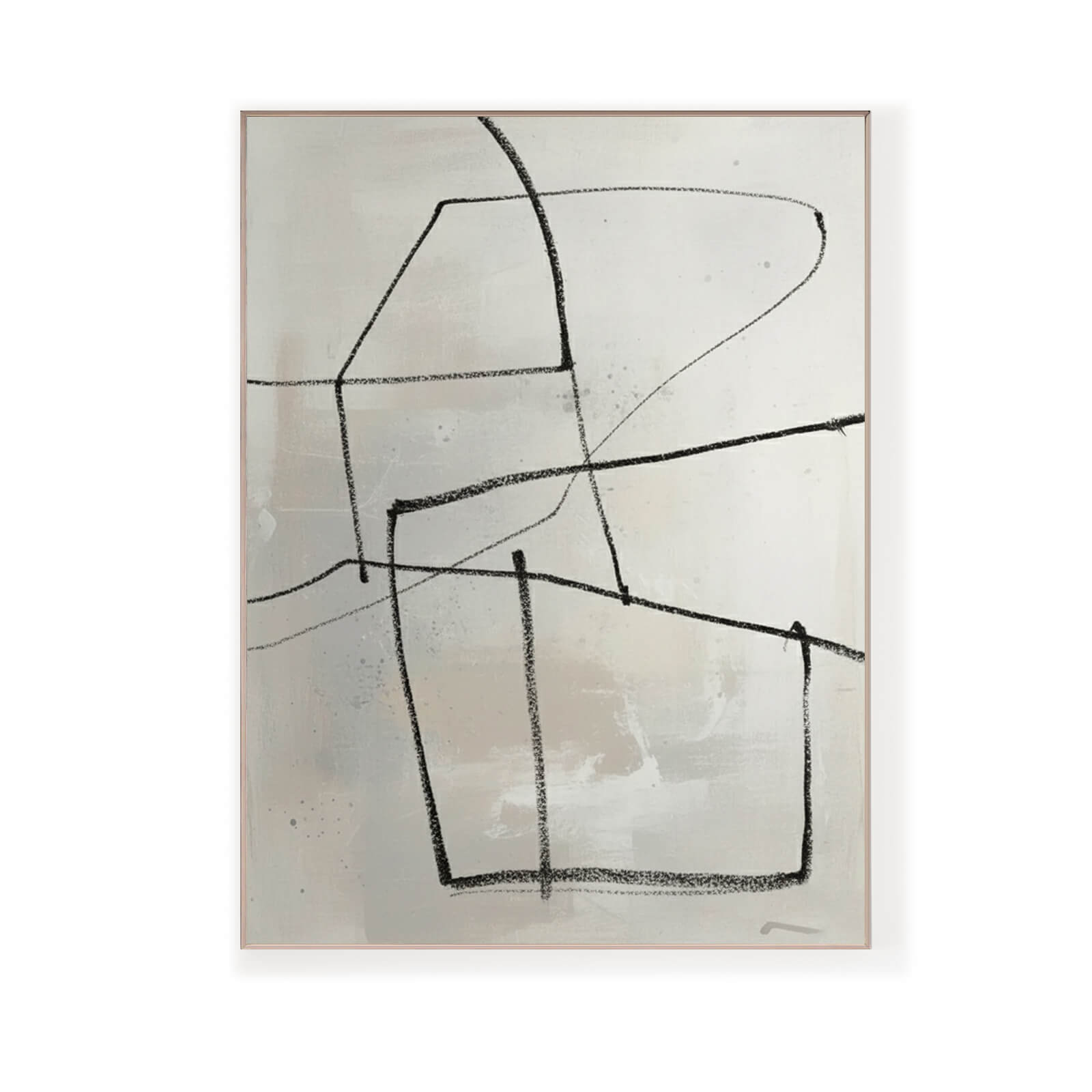 WHITE MINIMALIST ART #WM003