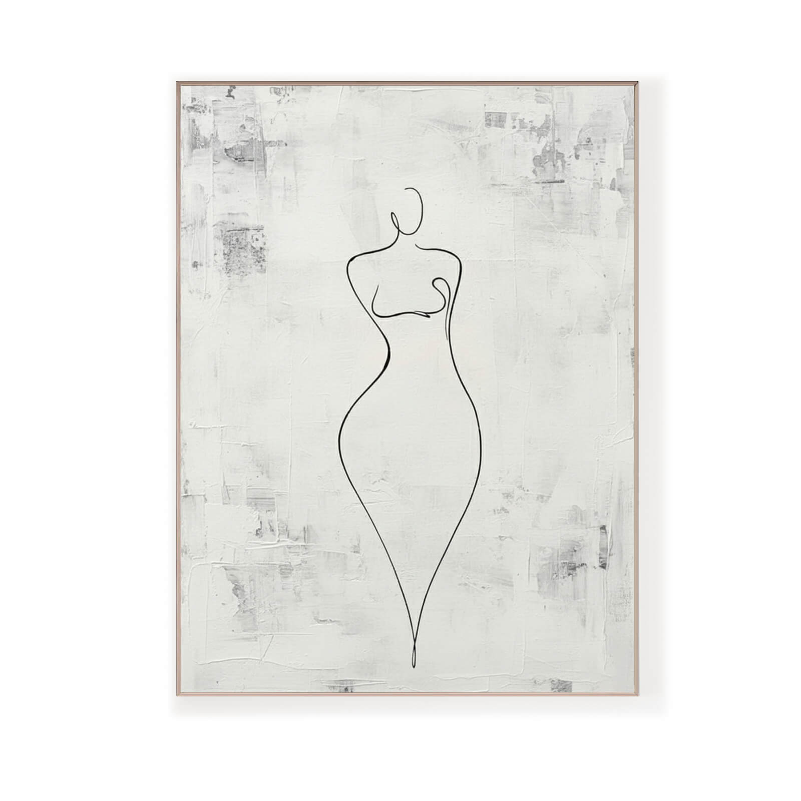 WHITE MINIMALIST ART #WM006