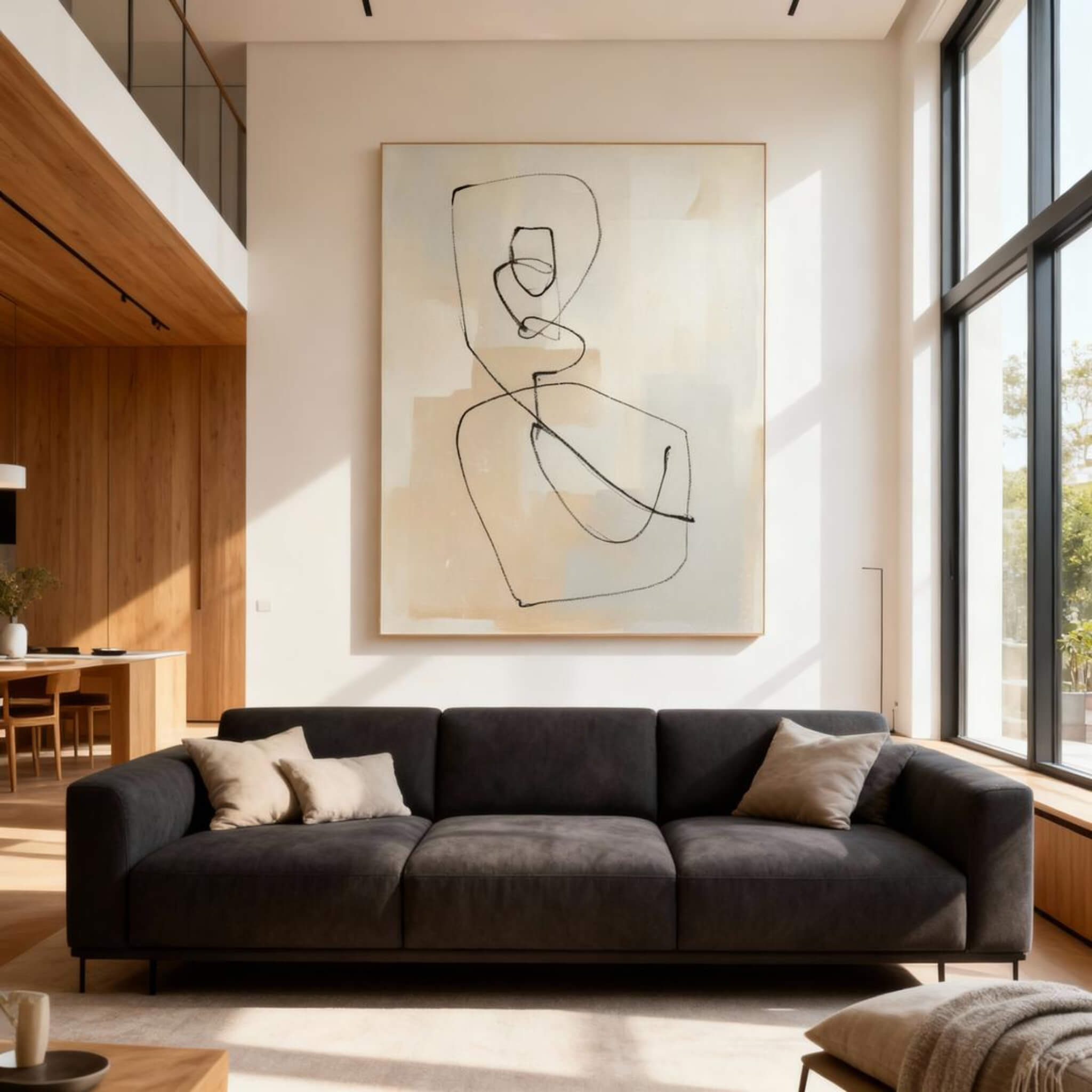 WHITE MINIMALIST ART #WM008