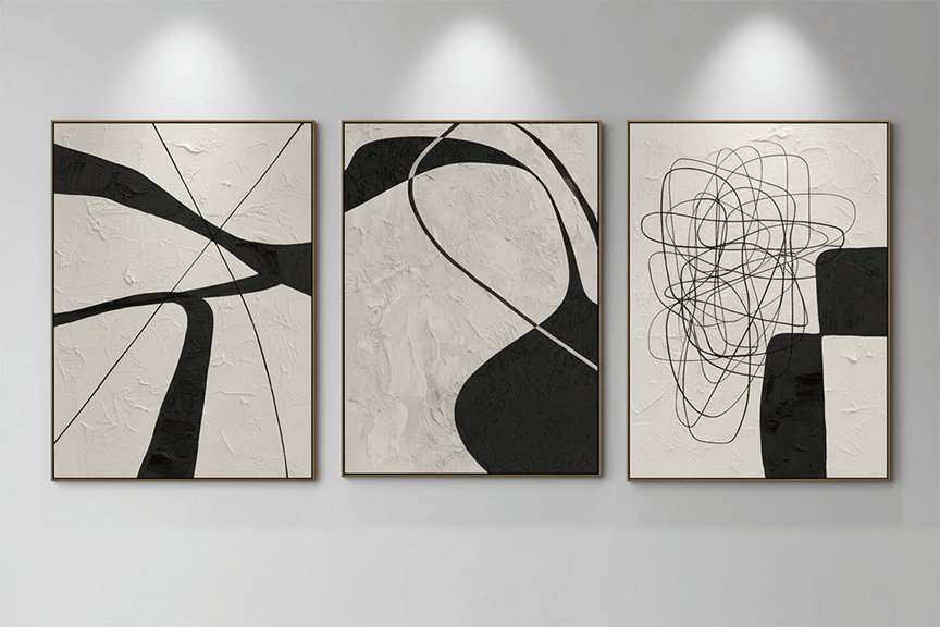 WHITE MINIMALIST ART #WM011